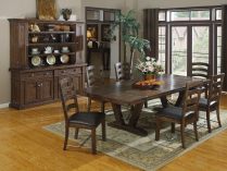 Sala de jantar rústica